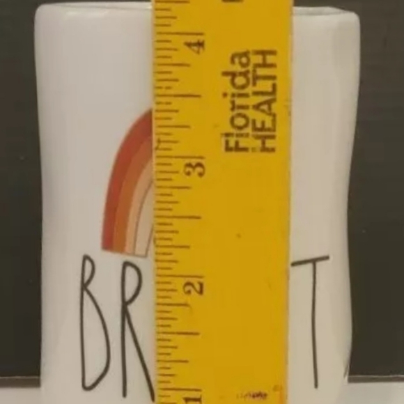 Rae Dunn by Magenta Ceramic  BRIGHT  Rainbow Makeup Brush Holder New - Picture 6 of 7